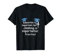 Education Important mais escalade Importanter Comic Sans T-Shirt