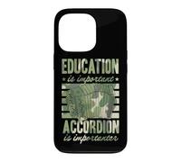 Education is Important Accordéon is Importanter Funny Retro Coque pour iPhone 13 Pro