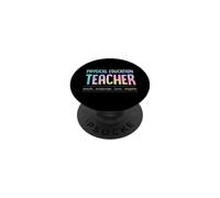 Éducation Physique Enseigner Motiver Amour Inspire PopSockets PopGrip Adhésif