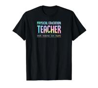 Éducation Physique Enseigner Motiver Amour Inspire T-Shirt Graphique avec Valeur, Homme, Noir, M