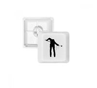 éducation Physique Sports Billard PBT Keycaps pour Clavier mécanique Blanc OEM sans Marquage d'impression R3 Multicolore