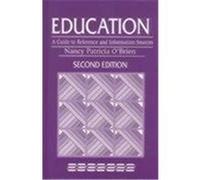 Education, Reference Sources in the Social Sciences Series Lois Buttlar, Nancy P. O'Brien (Auteur)