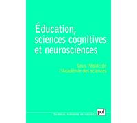 Éducation, sciences cognitives et neurosciences: Séminaire