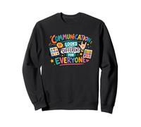 Éducation spéciale Enseignant en santé mentale Communication Autisme Sweatshirt