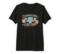 Éducation spéciale Enseignant en santé mentale Communication Autisme T-Shirt Haut de Gamme