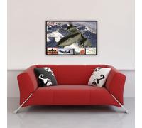 Educational - Airplane - SR-71 Blackbird Flugzeug - Impression d'affiches - Taille 91,5x61