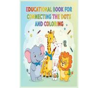 Educational book for connecting the dots and coloring