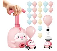 Educational Child Vehicle Toy, Balloon Launcher Car, Aerodynamic Powered Racer with Pump, Interactive Physics Experiment, Desktop Plaything, Engaging Science Activity for Preschool Classroom
