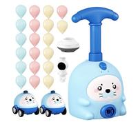 Educational Child Vehicle Toy, Balloon Launcher Car, Aerodynamic Powered Racer with Pump, Interactive Physics Experiment, Desktop Plaything, Engaging Science Activity for Preschool Classroom