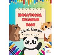 Educational Coloring Book by Tiny Minds Studio: Animal Kingdom