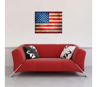 Educational - Éducation - Mini posters - USA Flag + 1 sur-poster de taille 61x91,5cm
