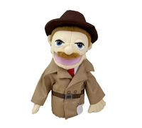 Educational Firefighter Puppet - Role Play Toy, Cook, Farmer, Détective, Doctor Stuffed Puppet | Soft Puppets for Kids, Interactive Toy for Performance, Storytelling and Teaching