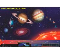 Educational Formation Système solaire Système solaire - Impression d'affiches - Taille 91,5x61 cm