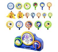 Educational Gear Game - Skill Building Puzzle Kit, Logical Reasoning Trainer, Imagination Growth Activity, Hands on Learning Set | Entertaining Study Companion for Boys Girls Friends Classroom Indoor