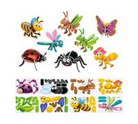 Educational Kids Puzzle, Cartoon Animal Jigsaw, 5x3x0.1 inches Game with Fun Learning ABS Material, Toy Set with Colorful Design, Game Accessory for Boy Girls and Children Use