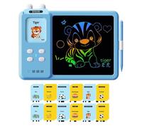Educational LCD Writing Tablet, LCD Writing Tablet with Flash Cards, 3-8 Years Old Writing Tablet, Kids Drawing Tablet with Flash Cards, Children's LCD Doodle Board, Interactive Writing Tablet for Kid