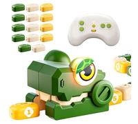 Educational Magnetic Snake Game Eating Itself Toy Light Sound | Realistic Growing Snake Playset for Adults Boys Kids Home Travel Camping School Birthday Christmas Festival