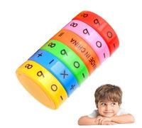 Educational Math Toy - ABS Colorful Mathematics Numbers Magic Cube Toy