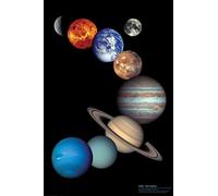 Educational - NASA Solar System NASA Système solaire - Impression d'affiches - Taille 61x91,5