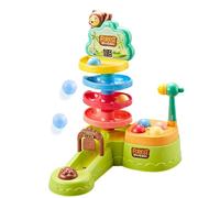 Educational Pounding Activity - Early Developmental Interactive Toy | Quatre Niveaux Track Kids Game For 3-6 Ages Children Son Daughter, Hammer