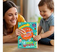 Educational Russian Book - Kids Letter Talking Guide, Words Numbers Learning Support, Home Travel Study Comfort, Text Language Category, Homeschool Accessories for Girls, Boys, Teens