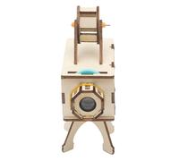 Educational Science Kits, Wooden Projector Science Equipment Kit, Wood Hands-on Learning Tool for Home, School, Classroom, STEM Activities for Girls and Boys, Interactive Educational Toy, 8.8x5x14cm