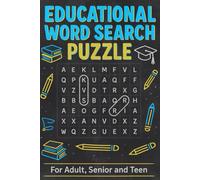Educational Word Search Puzzle Book: Fun and Challenging Word Searches with Large Print About Educational, Learning, Teaching and Informational | 6 x ... for Space Lovers, Holidays and Relaxation