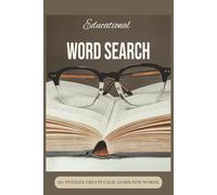 Educational Word Search Puzzle Book: Word searches with easy to read print about learning new words, expanding vocabulary, and word education | 6x9 ... - gift for vacations, holidays, and free time