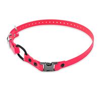 Educator Collier élastique pour chien à bouton-pression, biothane, imperméable, inodore, fermoir facile à connecter et à déconnecter et anneau en D avec boucle élastique confortable, réglable pour un