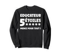 Educatrice spécialisé 5 étoiles Merci Super éducateur Sweatshirt