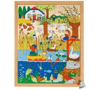 Educo dessus et dessous - le lac ? 120 pièces de puzzle