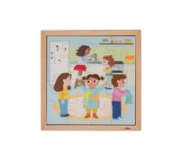 Educo routine quotidienne - se laver les mains ? 16 pièces de puzzle