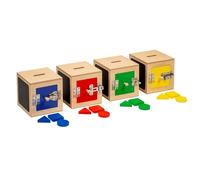 Educo Voleur de clés - Coffret à Cadenas | Educo - ref. 8719924062095 - 8719924062095 - Jaune - Materiaux mixtes