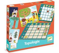Eduludo Topologix - Jeu De Repérage Pour Le Développement De La Conscience Spatiale Et L'acquisition Des Compétences Cognitives - 4 À 6 Ans - Contient 1 Plateau, 20 Cartes Défi, 5 Jetons[Z1186]