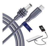 EDUP Câble Starlink Mini USB C à DC, câble de remplacement 2M/6,5FT avec entrée PD100W, cordon étanche 18AWG, câble Starlink Mini, compatible avec les sources PD de 65W+