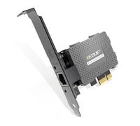 EDUP Carte réseau Gigabit Ethernet PCI Express PCI-E 10/100/1000 Mbps Convertisseur Adaptateur RJ45 LAN pour PC de Bureau, EP-9602GS
