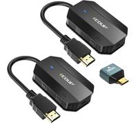 EDUP® Émetteur et récepteur HDMI sans fil, entrée de décodage 4K, sortie | Plug & Play, extension HDMI sans fil à faible latence de 50 m pour vidéo/audio à surveiller depuis PC/projecteur/TV Box