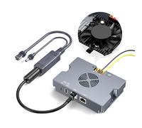 EDUP Kit répartiteur PoE pour Starlink Mini/Gen 3, 350 W 52 V/6 A DC vers PoE avec entrée 9,36 V, Plug & Play, refroidissement intelligent, protection GigE et ESD améliorée, boîtier en métal robuste