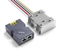 EDUP Starlink Injecteur PoE Gen 3 320 W Injecteur PoE Gigabit PoE Adaptateur d'alimentation avec protection ABS contre les surtensions & ESD + convertisseur DC Step Up 12 V vers 56 V 3 A 168 W
