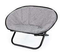 Edupet 05072AB Cat Love Lit pour Chat/Chien Ronde Moderne, Gris