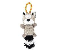 Edupet 06006AA Jouet pour Chien avec Corde, couine, Raton Laveur