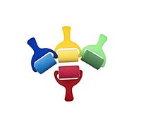 EDUPLAY 370004 Lot de 4 rouleaux éponge 7 cm
