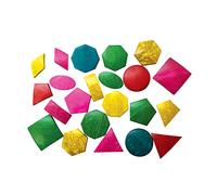 EDUPLAY 370156 Lot de 22 moules géo en coquille de noix de coco Multicolore