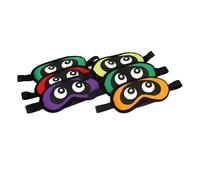 Eduplay jeu de bandeau pour les yeux - lot de 6 bandeaux colorés