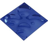 EDUPLAY Lot de 4 miroirs bombés colorés 33 x 33 cm