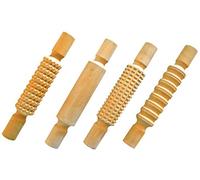 EDUPLAY Lot de 4 tampons à nœuds pour modélisation et Perforation, 220010, Multicolore