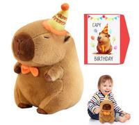 EduPlayte 25 CM Capybara Soft Toy, Capybara Plush Toy, Capybara Cartes d’Anniversaire, Soft & Giant Plush Ideal for Children's Room Decoration, Birthday Gift for Boys Girls