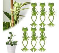 EduPlayte Attache Plante, Tuteurs pour Plantes, Support de Plantes Grenouille Multi-usages, Supports de Plante de Grenouille Verte, Statues d'animaux, Plantes en Pot, etc (6)