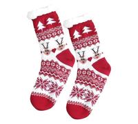 EduPlayte Chaussette De Noel, Chaussette De Noel Femme, Chaussettes Chaussons Femme Chaussettes Chaudes Pour Hiver, Thermiques à Animal, Taille 35-42, 1 Paire