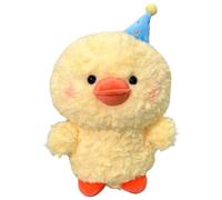 EduPlayte Jouet en Peluche Canard Jaune, 25CM Peluches Animaux pour Filles, La Meilleure Compagnie pour Voyager, Peluches Animaux, Cadeau Mignon Anniversaire Cadeaux Naissance